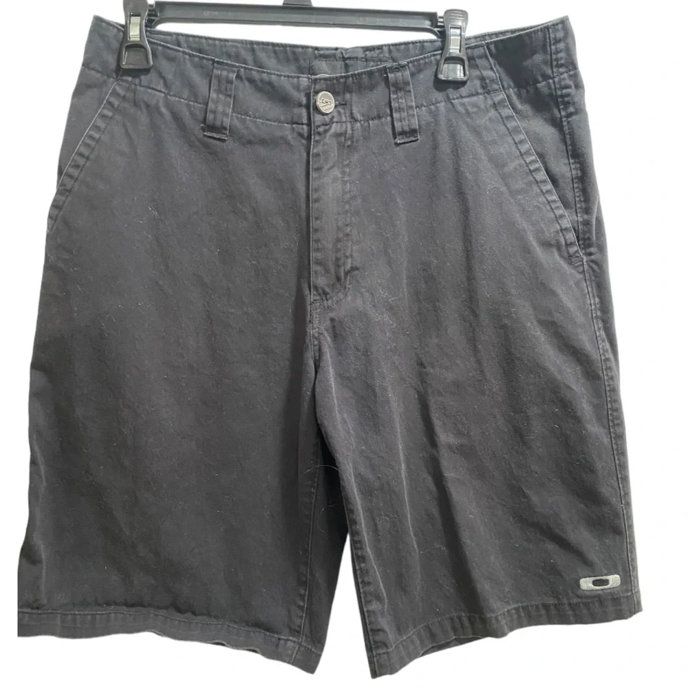 Men’s 90’s Black Oakley Jean Shorts size‎ 33
